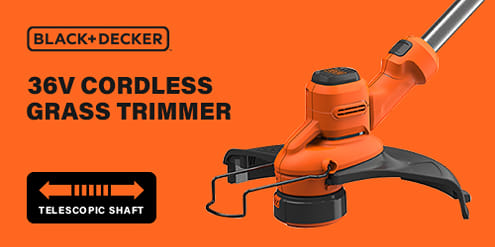 Black and Decker BCSTA5362 36v Cordless Grass Trimmer 330mm Black and Decker BCSTA5362 36v Cordless Grass Trimmer 330mm
