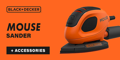 Black and Decker Mouse Sander with Accessories and Bag Black and Decker Mouse Sander with Accessories and Bag