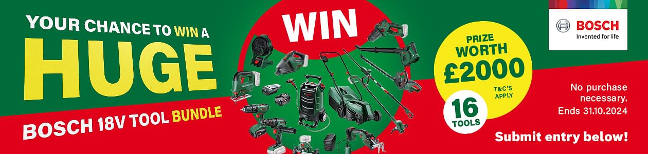 Bosch Home and Garden Huge Competition Prize Draw