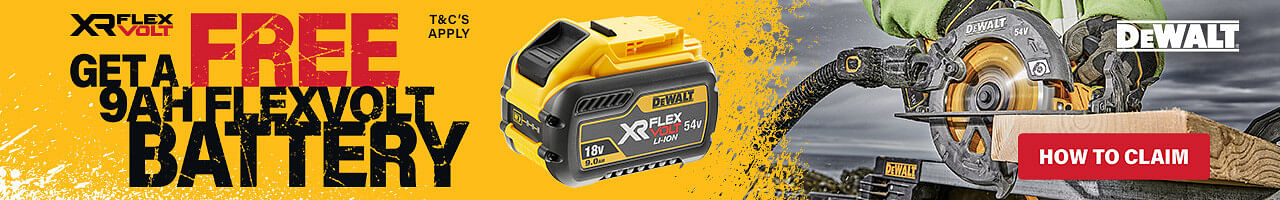 DeWalt FlexVolt Free 9Ah Battery Redemption