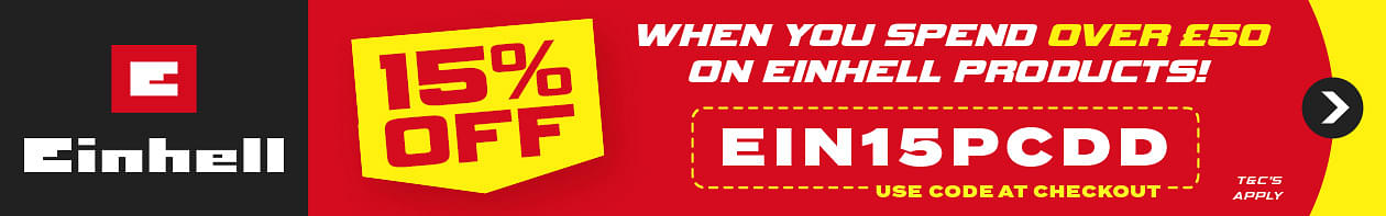 Save 15% On Einhell Baskets Over £50
