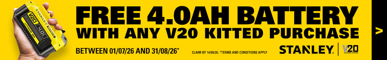 Stanley Fatmax V20 Free 18v Battery