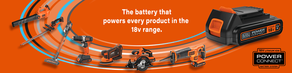 Decker 18v PowerConnect Battery System 