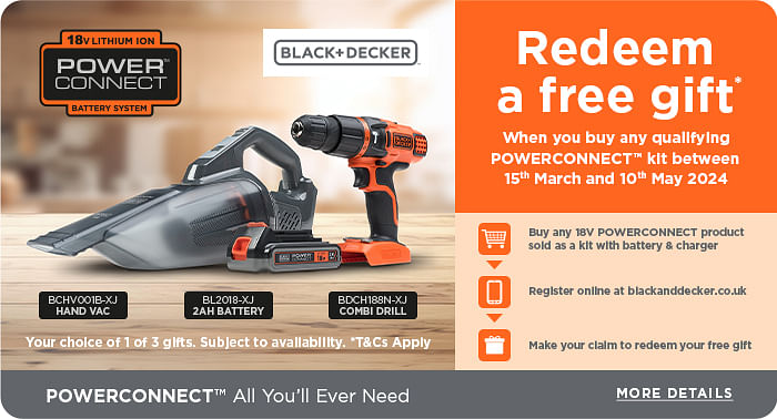 Black and Decker BHFEA18D1 18v Cordless Powerseries Stick Vacuum