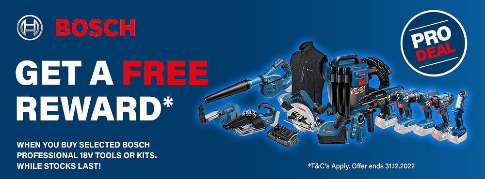 Bosch Professional 18v Tools Free Reward Redemption Tooled Up