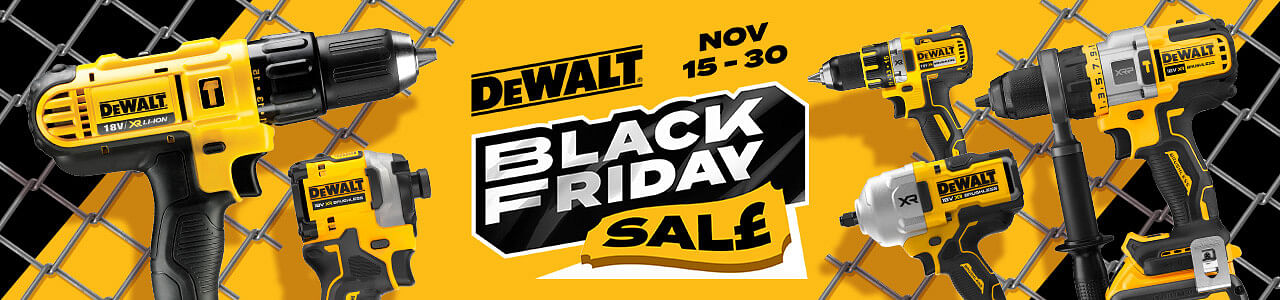 DeWalt Black Friday Deals Tooled Up