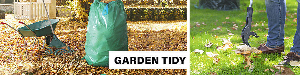 Garden Tidy waste decking boom litter picker Collector Bag refuse