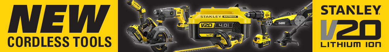 New Stanley V20 Cordless Tools New Stanley V20 Cordless Tools