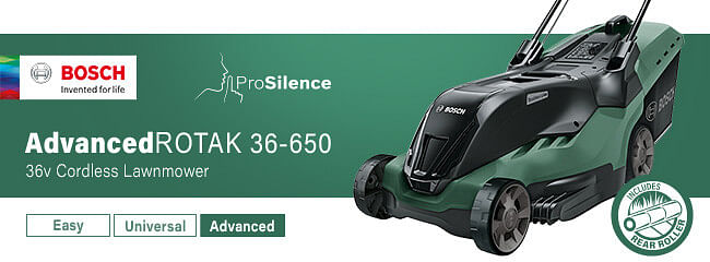 Bosch pro silence online lawn mower