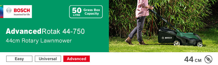 Bosch ADVANCEDROTAK 44-750 Rotary Lawnmower 440mm Lawnmowers