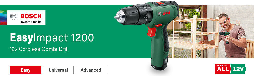 Bosch EASYIMPACT 1200 12v Cordless Combi Drill Combi Drills