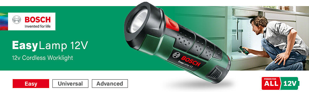 Bosch EASYLAMP 12v Cordless Torch Portable Lighting