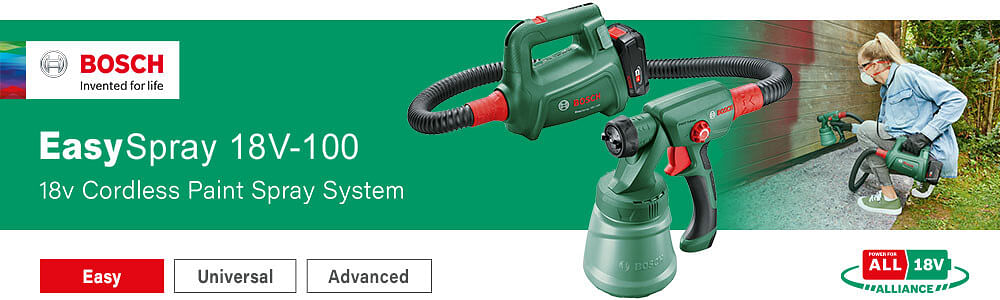 Buy Bosch Home and Garden EasySpray 18V-100 Cordless paint spray