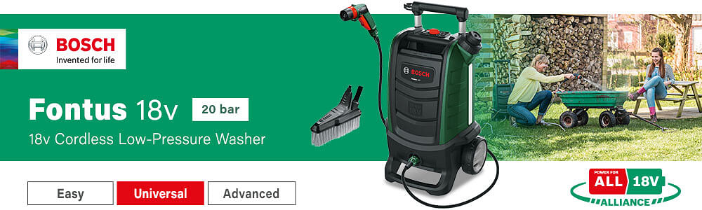 Bosch battery pressure online washer