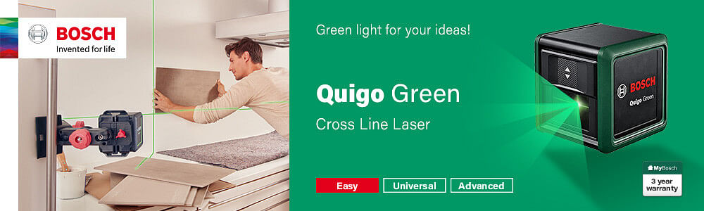 Bosch quigo deals green laser