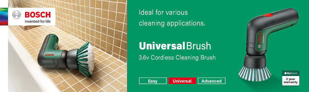 Bosch Cordless Cleaning Brush Power Scrubber UniversalBrush