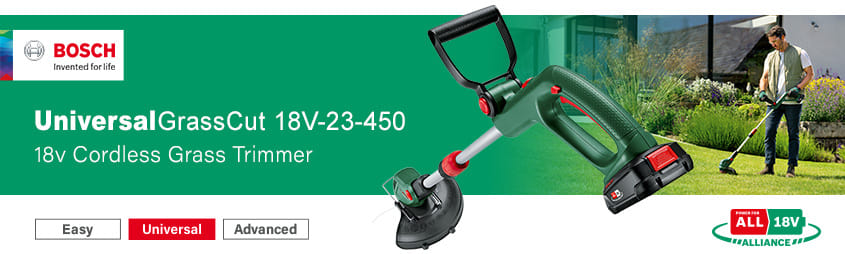 Bosch UNIVERSALGRASSCUT 18V-23-450 P4A 18v Cordless Grass Trimmer