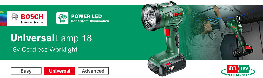 Bosch UNIVERSALLAMP P4A 18v Cordless Worklight Portable Lighting