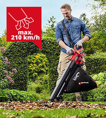 Einhell VENTURRO 18 210 18v Cordless Brushless Leaf Blower and Vacuum Leaf Blowers Vacuums