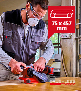 Einhell Professional TP-BS 18/457 BL 18v Cordless Brushless Belt
