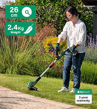 Bosch universalgrasscut 18v 260mm cordless grass trimmer review sale