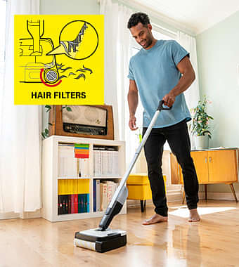 Karcher FC24 Cordless Hard Floor dry wet Cleaner hair filters