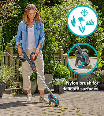 Gardena 14820-55 18v Akülü Patio Ayıklama Yabani otları Fırça