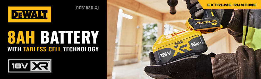 DeWalt DCB188 18v XR Cordless Li-ion Battery 8ah Battery Packs