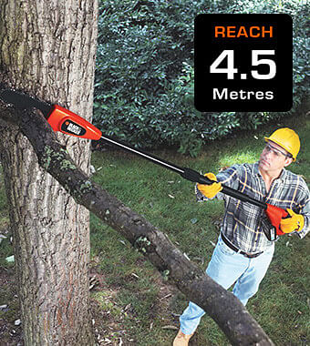 Black and decker pole saw online cordless