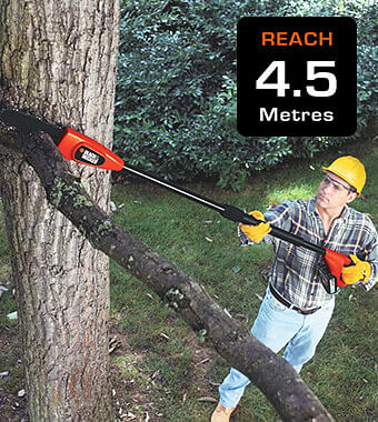 Black and Decker GPC1820L 18v Cordless Pole Tree Pruner