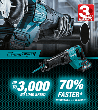 Makita JR001G 40v Max XGT Cordless Brushless Reciprocating Saw Recipro Saws