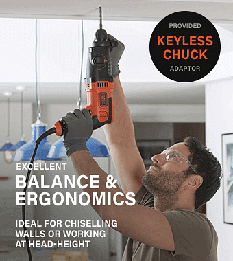 Keyless chuck for online black and decker drill