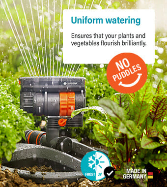 Sprinkler For Narrow Strip Of Grass Gardena AquaZoom S Oscillating ...