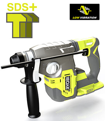 Ryobi R18SDS7 ONE+ 18v Cordless Brushless SDS Plus Drill