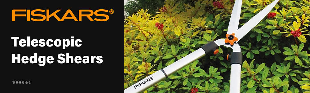 Fiskars hedge 2024 shears telescopic