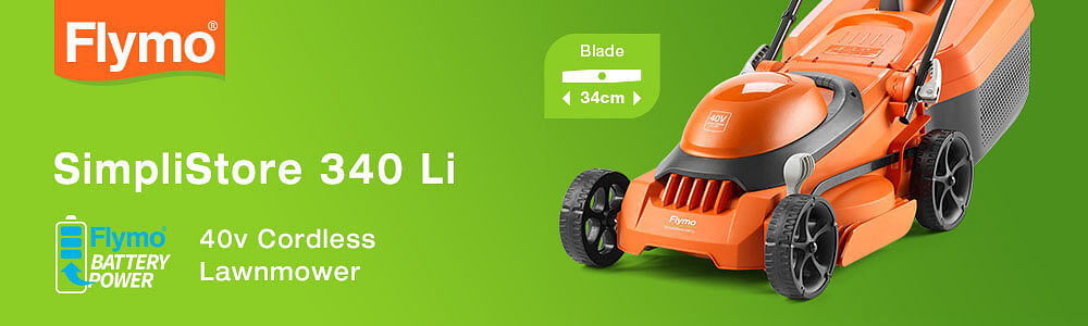 Flymo SIMPLISTORE 340 Li 40v Cordless Rotary Lawnmower 340mm