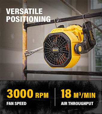 18v dewalt online fan