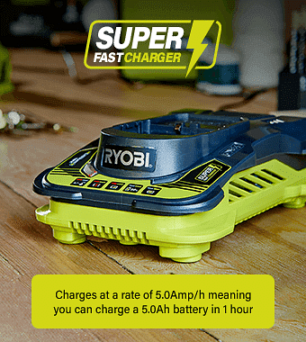 Ryobi rc18150 18v one+ cordless 5.0 a battery charger sale