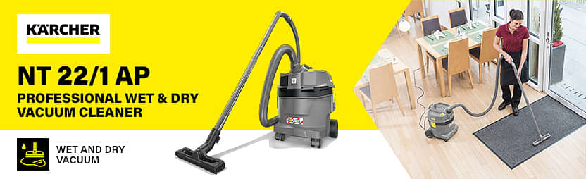 Karcher 13786120 NT 22-1 AP TE Professional Wet Dry Vacuum Cleaner 22L