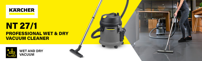 Karcher NT 27/1 Professional Wet and Dry Vacuum Cleaner 27L Karcher NT 27/1 Professional Wet and Dry Vacuum Cleaner 27L