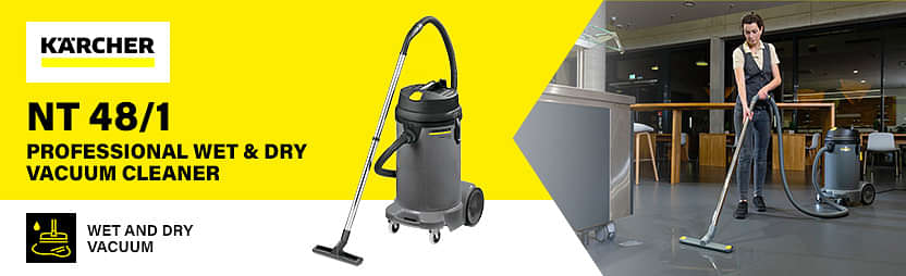 Karcher 14286220 NT 48-1 Professional Wet Dry Vacuum Cleaner 48L