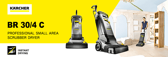 KARCHER BR 30/4 Scrubber Drier For hard floors and Carpets 17832240 