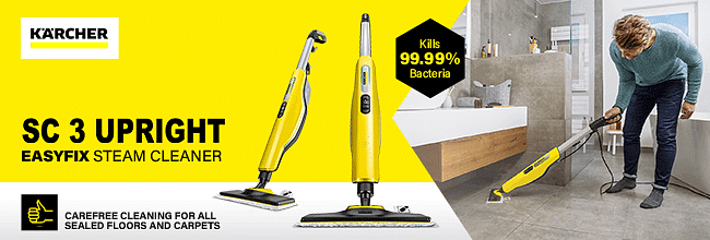 Karcher SC 3 Upright EASYFIX Steam Cleaner | Steam Cleaners