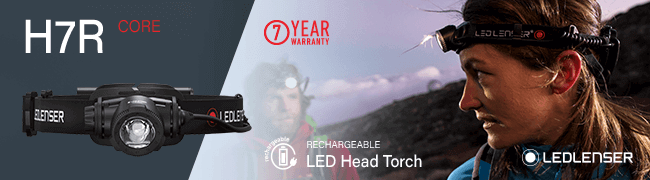 LED Lenser H7R CORE Rechargeable LED Head Torch | Torches