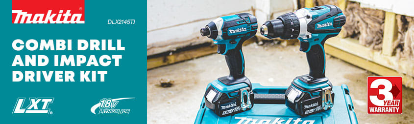 Makita DLX2145TJ 18v LXT Cordless Combi Drill and Impact Driver