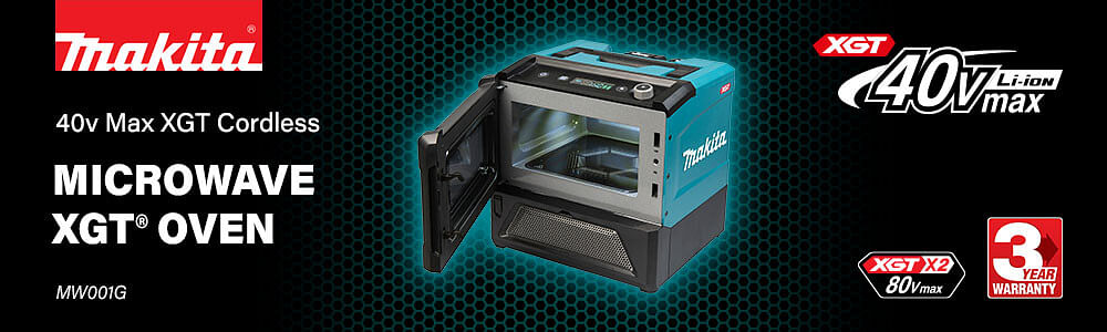 Makita MW001G 40v Max XGT Cordless Microwave Coolers and Drinks