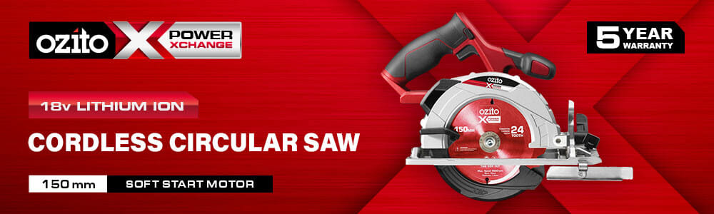 Ozito PXCSS 18v Cordless Circular Saw 150mm Circular Saws