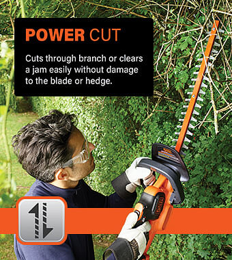 B&d cordless hedge online trimmer