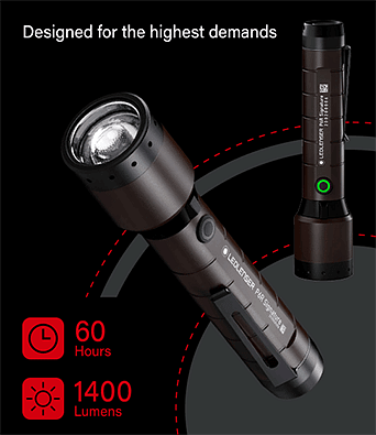 LED Lenser P6R Signature Rechargeable LED Torch | Torches