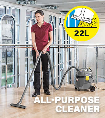 Karcher 13786120 Compact NT 22-1 Professional Wet Dry multi-purpose Vacuum Cleaner 22L